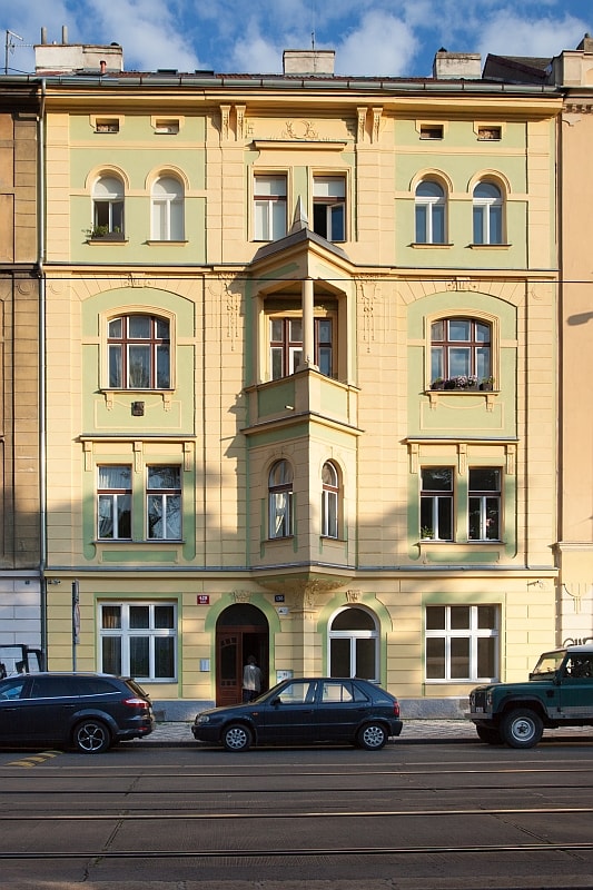 Apartment Building at Sokolovská, Prague