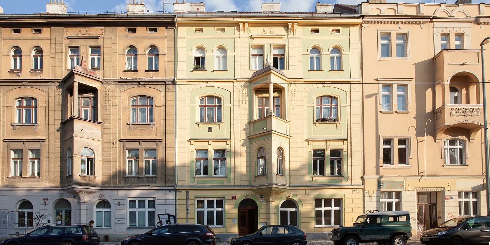 Apartment Building at Sokolovská, Prague