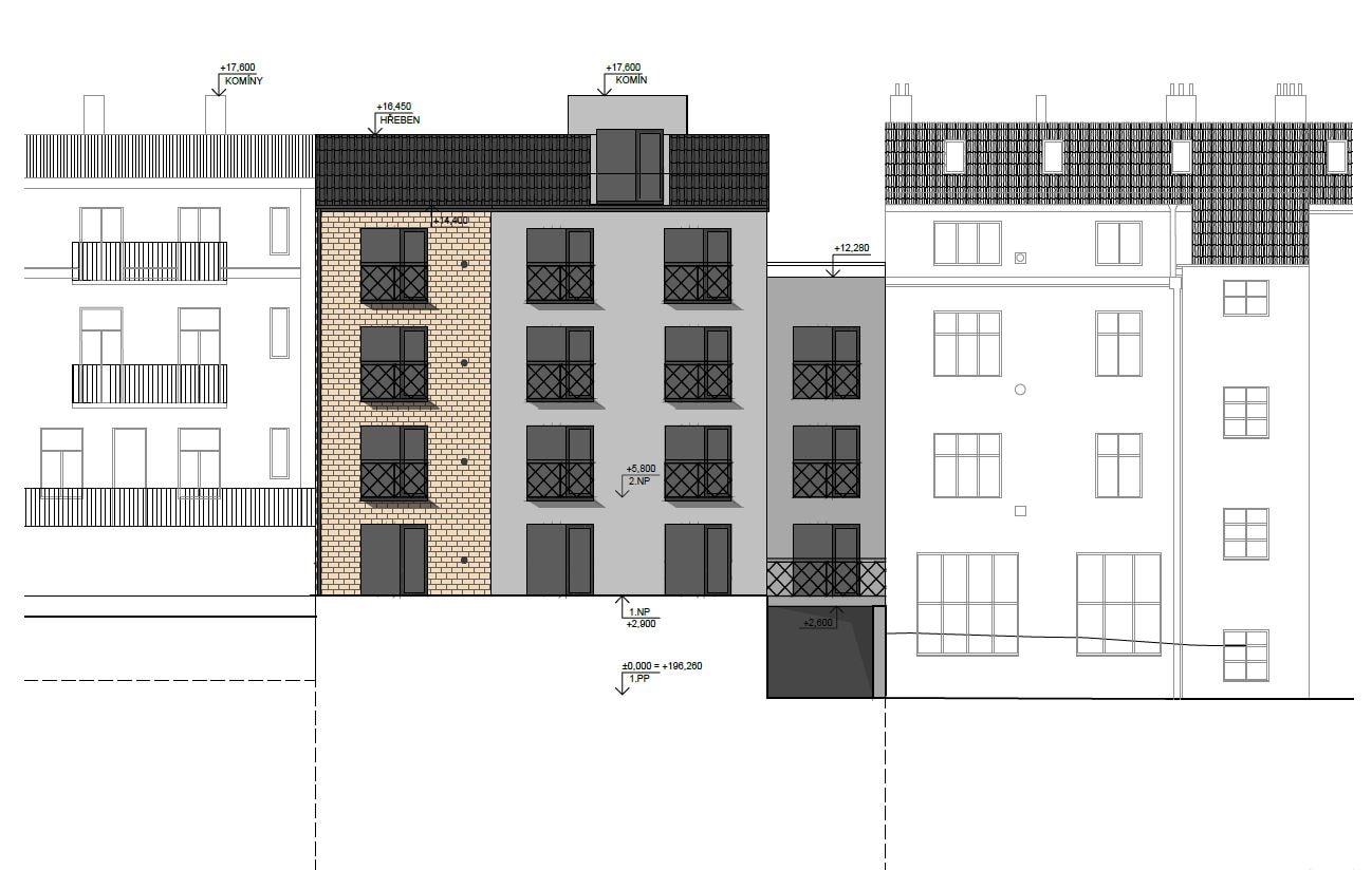 New Apartment Building Development, Prague Braník - 2